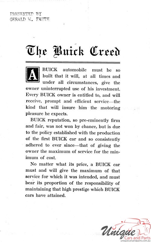 1914 Buick Specifications Page 17